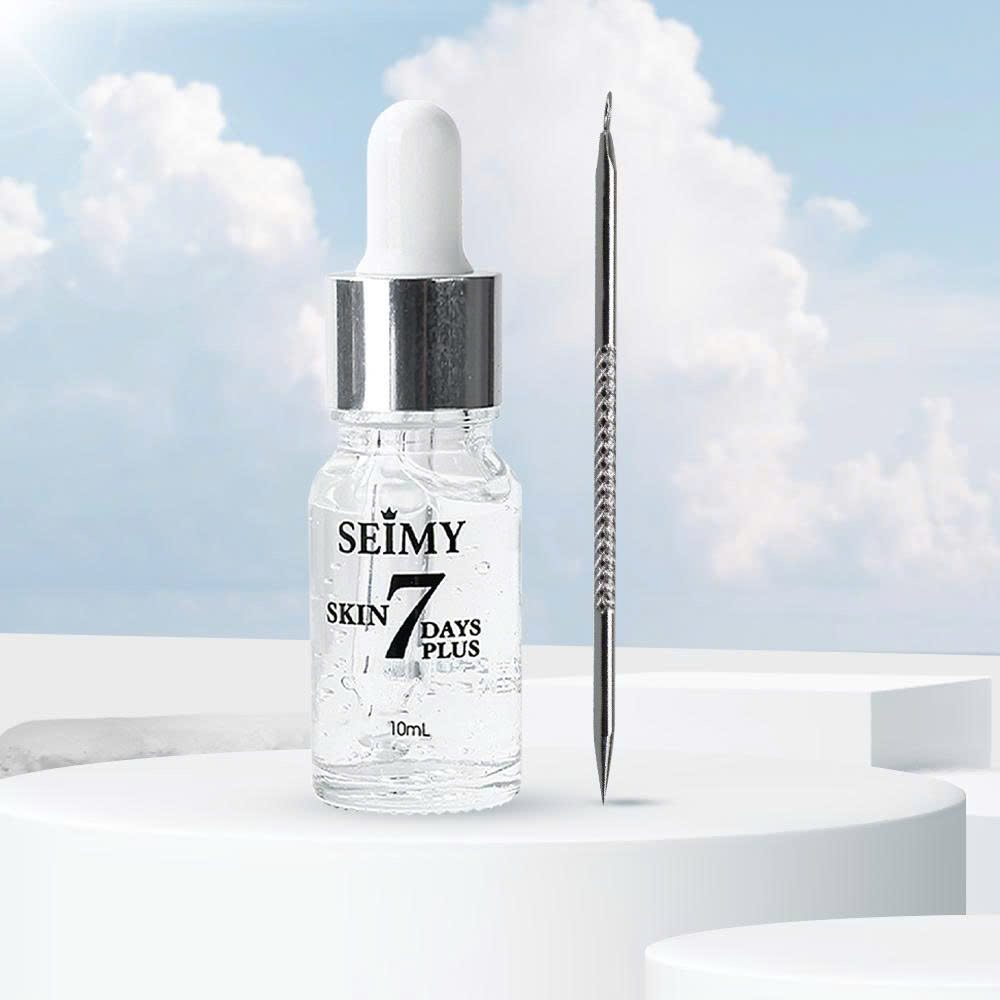 COMBO SERUM HỖ TRỢ GIẢM MỤN VÀ QUE NẶN MỤN SEIMY - SKIN 7DAYS PLUS