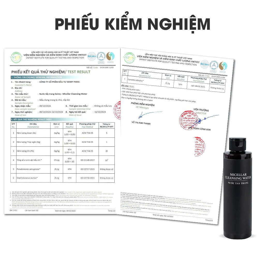 COMBO SERUM HỖ TRỢ GIẢM MỤN VÀ NƯỚC TẨY TRANG SEIMY-hình-ảnh-2