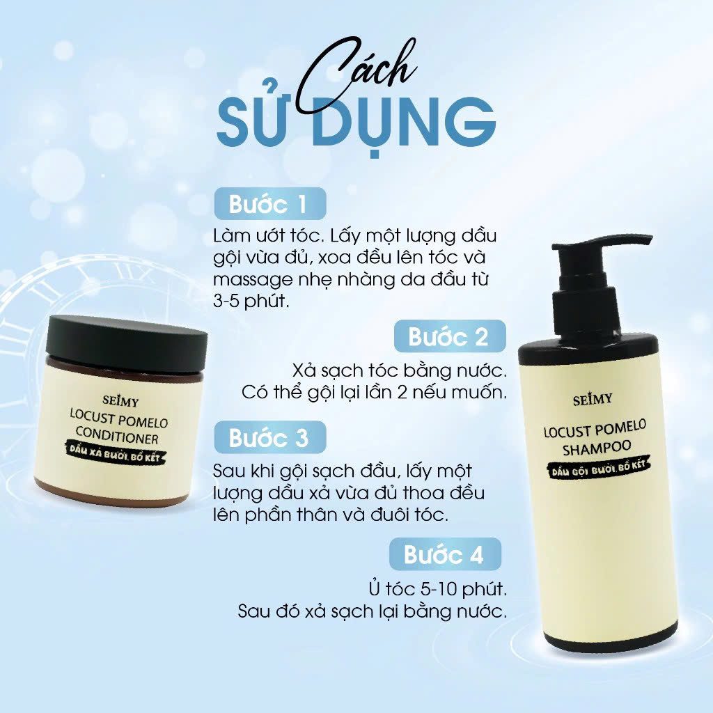 COMBO 2 DẦU GỘI VÀ 1 DẦU XẢ SEIMY-hình-ảnh-2