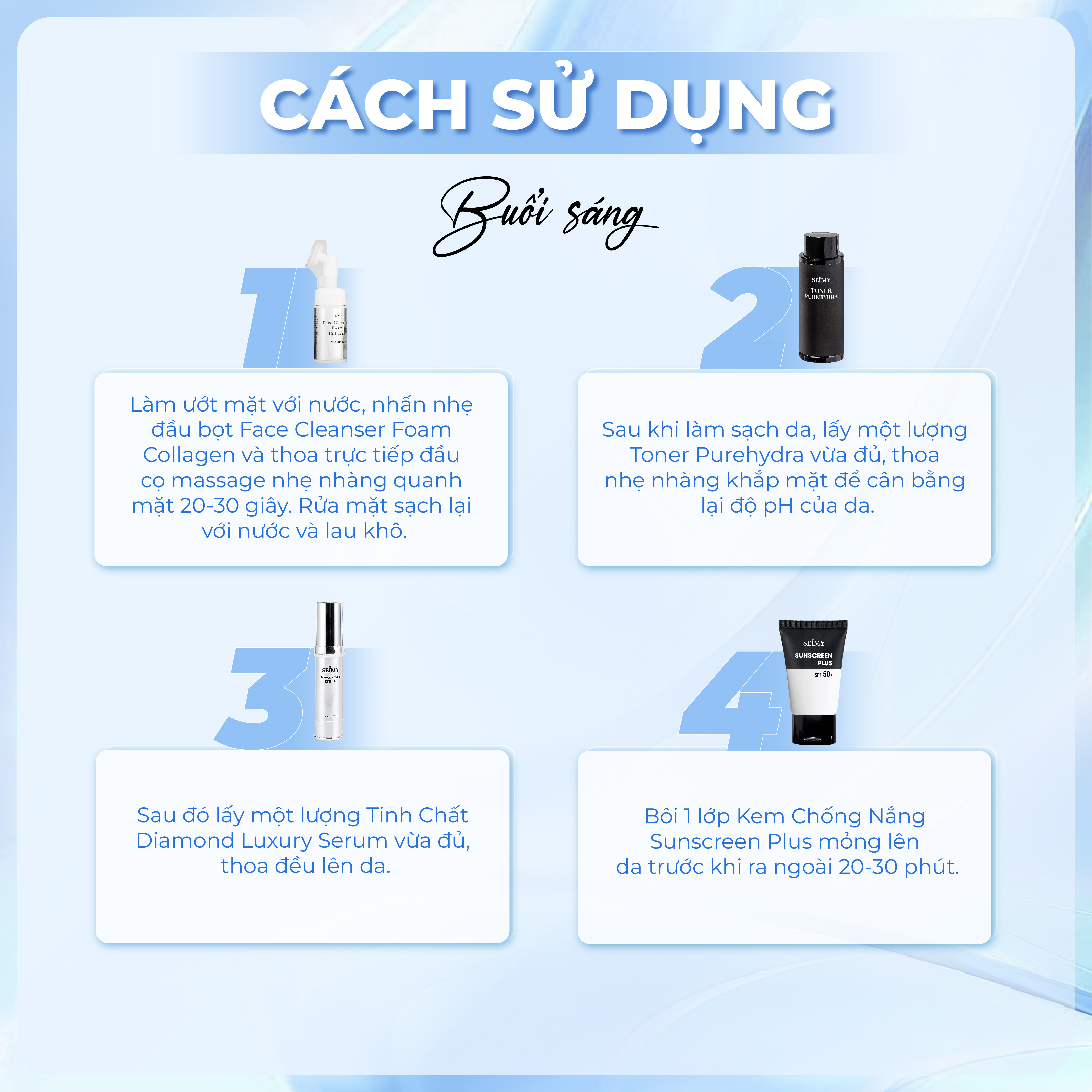 COMBO DƯỠNG DA SEIMY CHĂM SÓC DA 7 BƯỚC-hình-ảnh-2