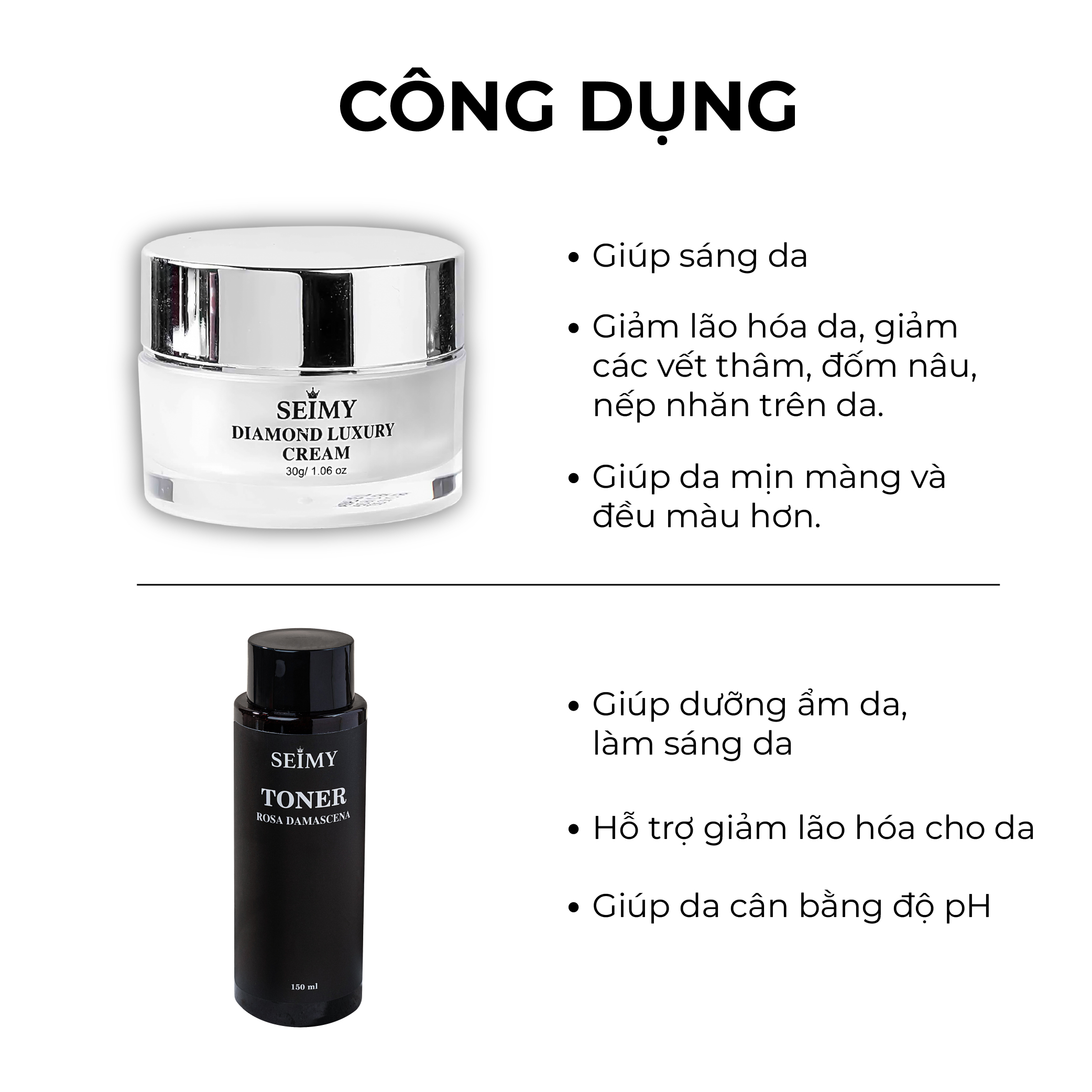 COMBO KEM DƯỠNG DA MẶT NHAU THAI VÀ NƯỚC HOA HỒNG SEIMY-hình-ảnh-1