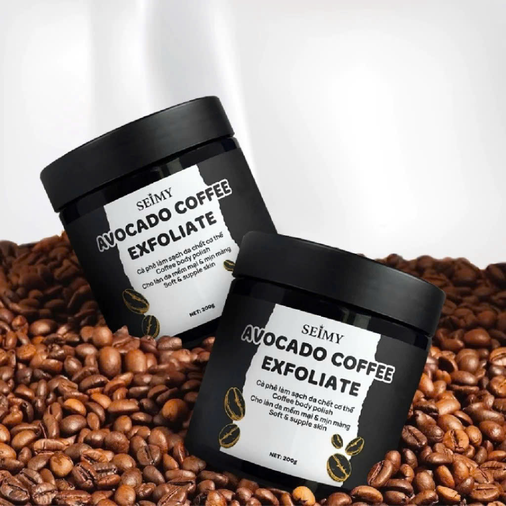 COMBO 3 HŨ TẨY TẾ BÀO CHẾT BODY SEIMY - Avocado Coffee Exfoliate-hình-ảnh-2