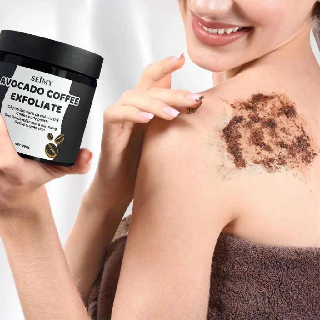 COMBO 3 HŨ TẨY TẾ BÀO CHẾT BODY SEIMY - Avocado Coffee Exfoliate-hình-ảnh-1