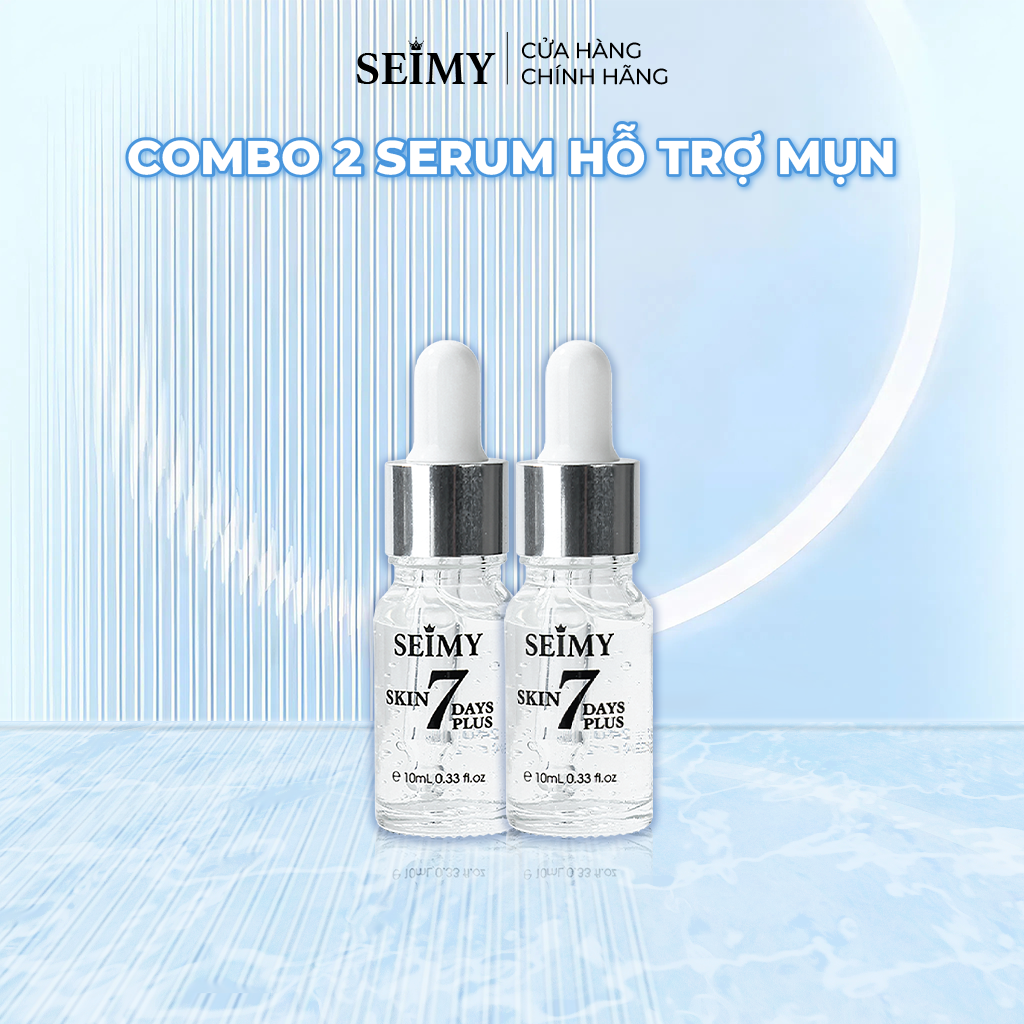 COMBO 2 CHAI SERUM HỖ TRỢ MỤN THÂM SEIMY - SKIN 7DAYS PLUS