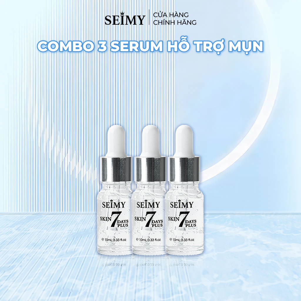 COMBO 3 CHAI SERUM MỤN THÂM SEIMY - SKIN 7DAYS PLUS