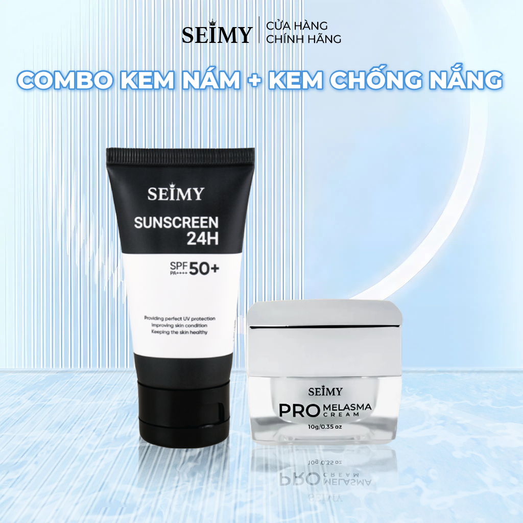 COMBO KEM NÁM VÀ KEM CHỐNG NẮNG SEIMY