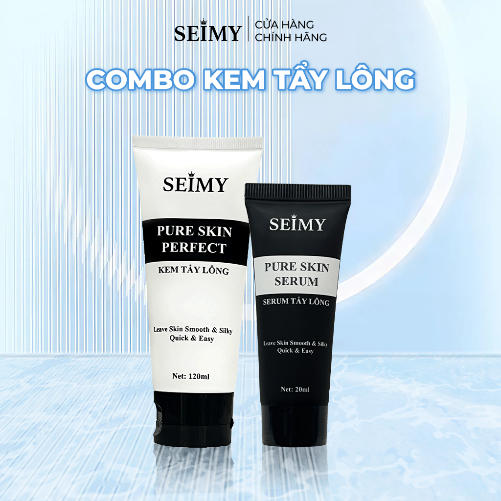 COMBO KEM TẨY LÔNG SEIMY - PURE SKIN PERFECT