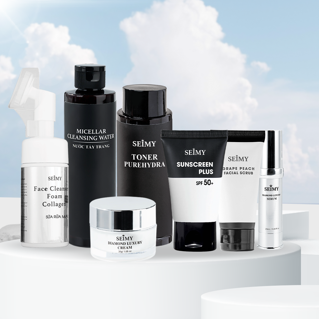 COMBO DƯỠNG DA SEIMY CHĂM SÓC DA 7 BƯỚC