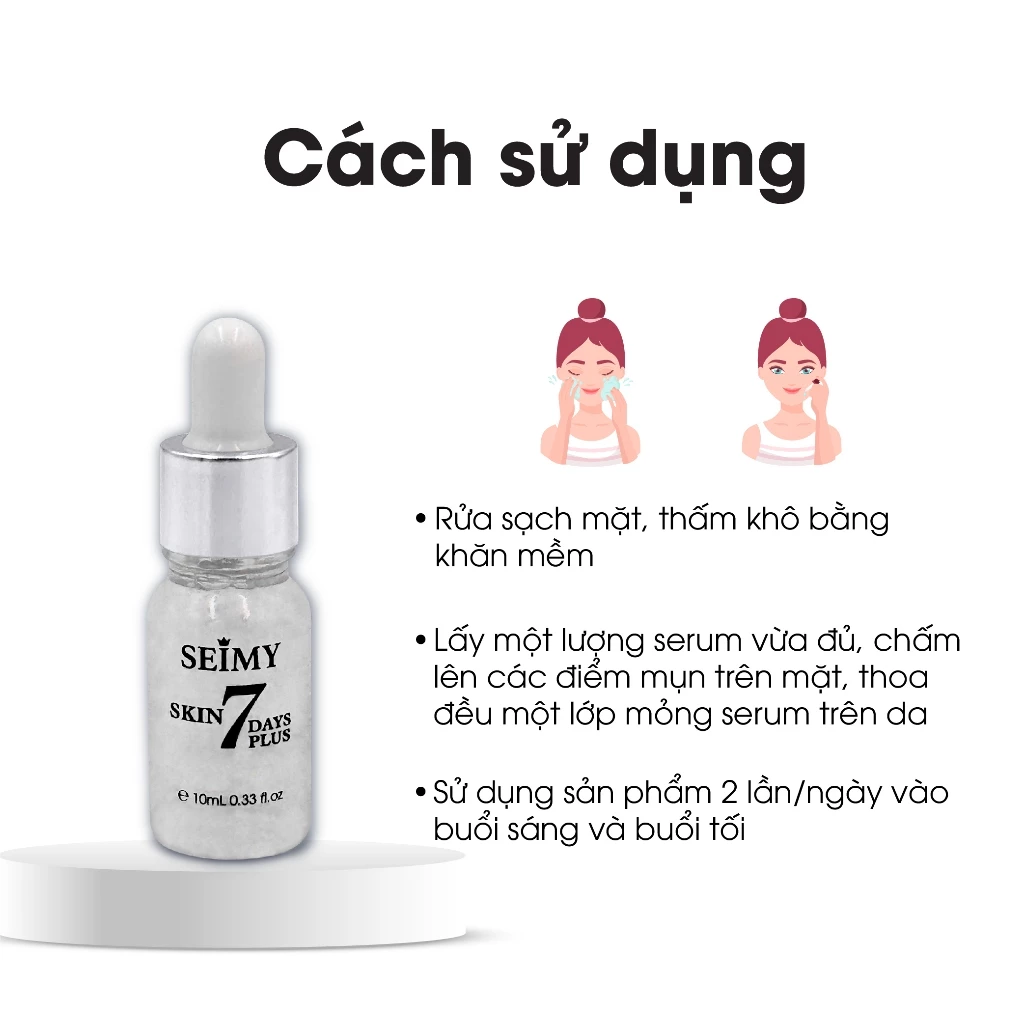 COMBO SERUM HỖ TRỢ GIẢM MỤN VÀ NƯỚC HOA HỒNG SEIMY-hình-ảnh-3