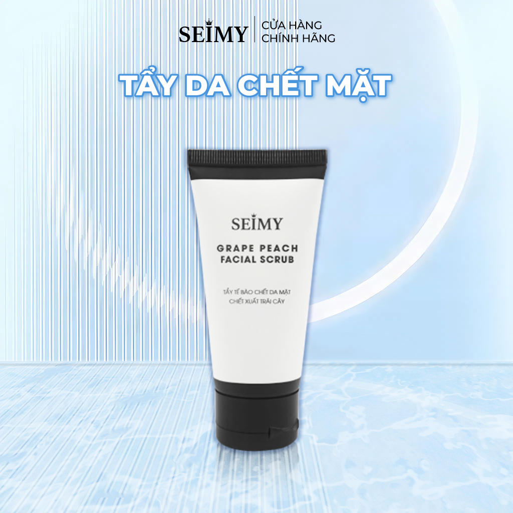 TẨY TẾ BÀO CHẾT DA MẶT SEIMY - GRAPE PEACH FACIAL SCRUB