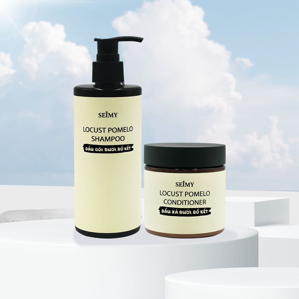COMBO DẦU GỘI XẢ BỒ KẾT, BƯỞI SEIMY