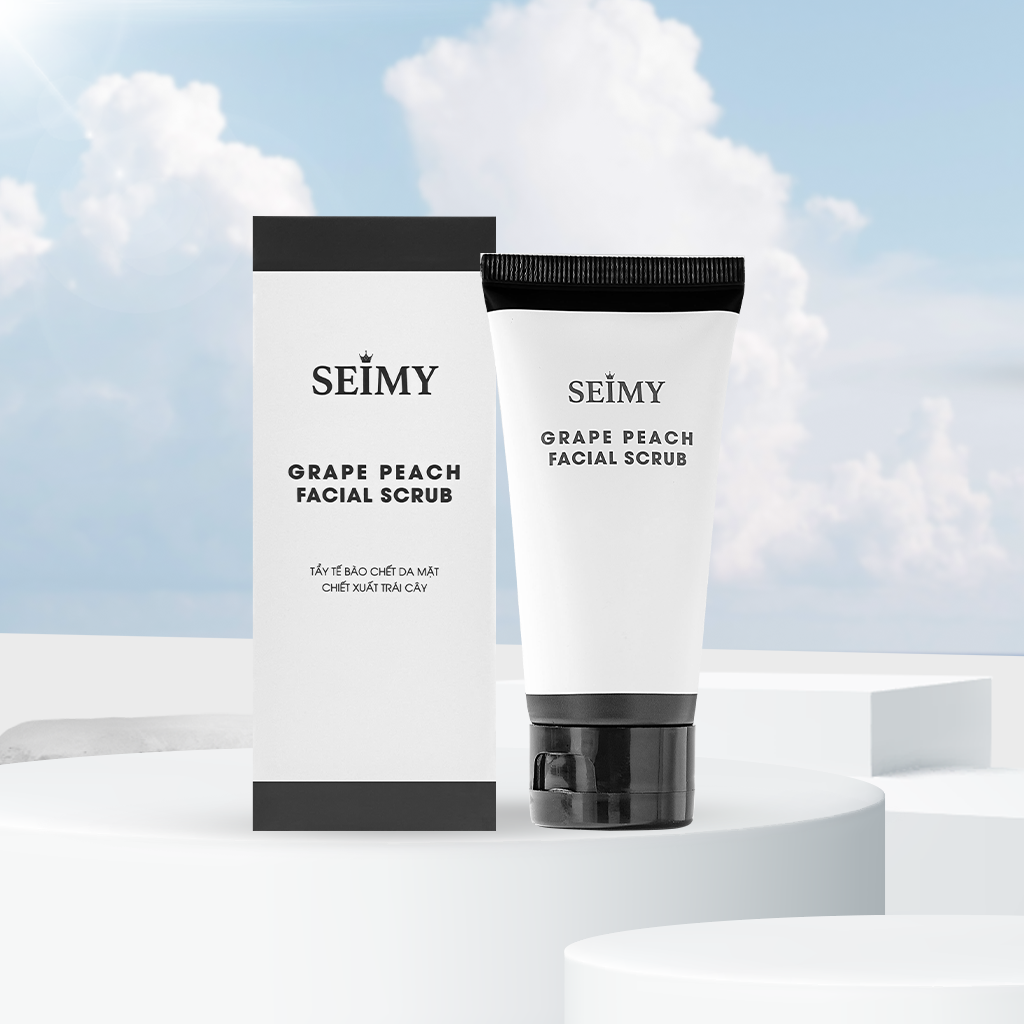 TẨY TẾ BÀO CHẾT DA MẶT SEIMY - GRAPE PEACH FACIAL SCRUB