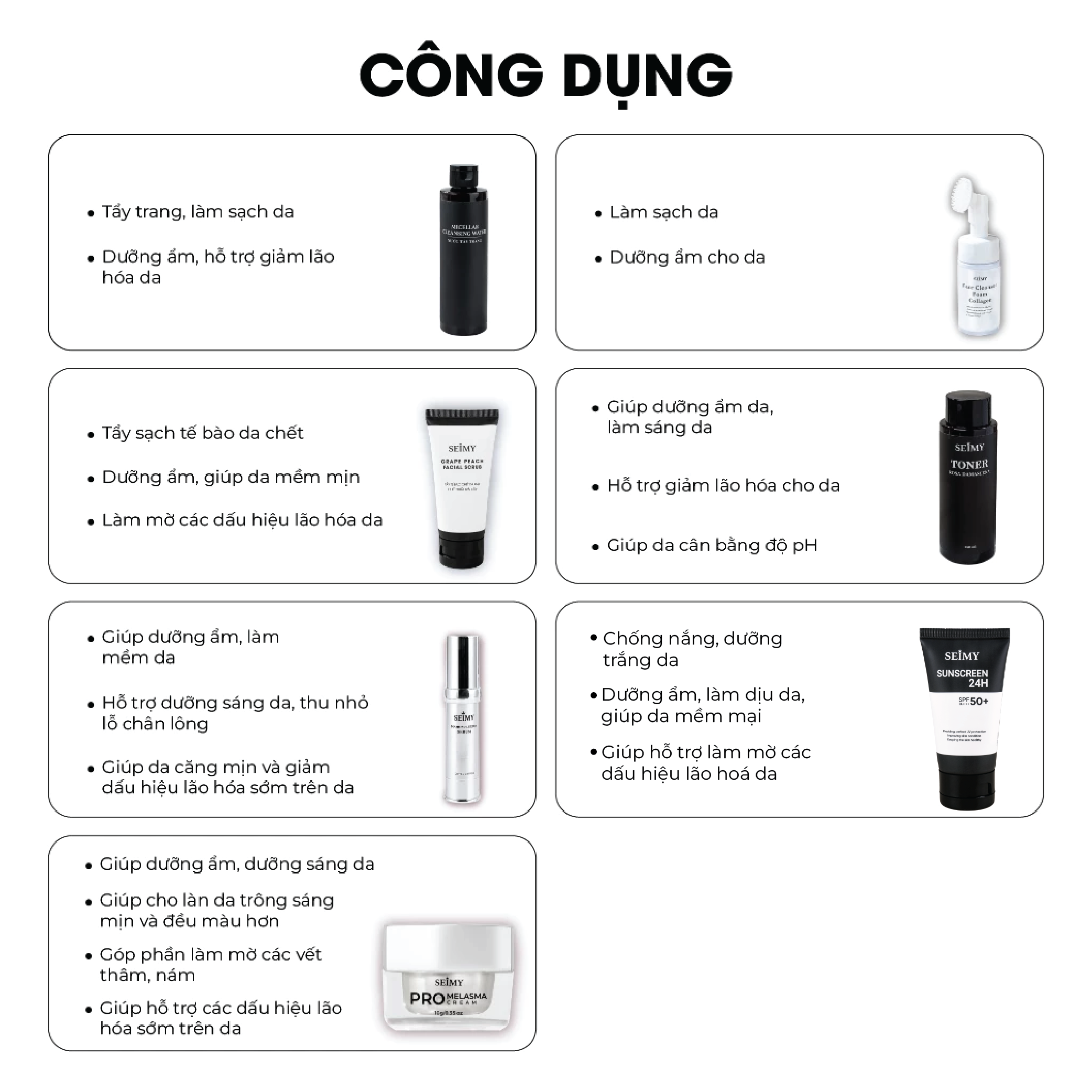 COMBO CHĂM SÓC DA NÁM SEIMY 7 BƯỚC-hình-ảnh-1